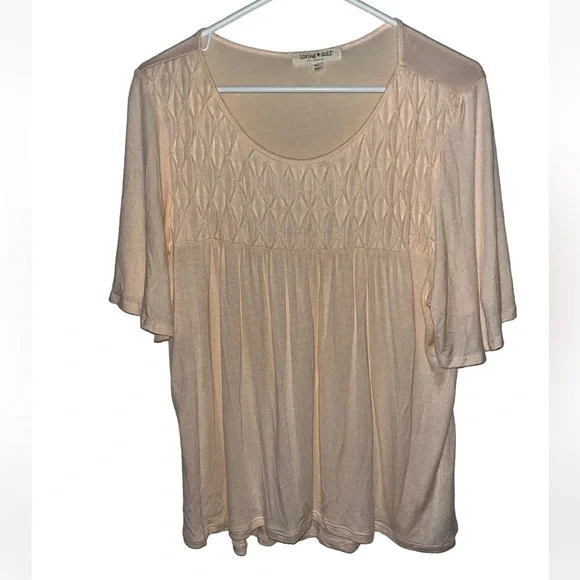 Living Doll Peach Top Size SP - Picture 1 of 5